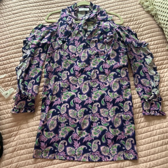 Sandro 100% silk dress - Picture 3 of 15